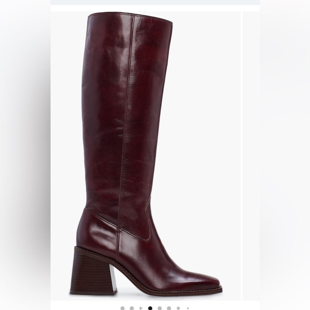 Vince Camuto Leather Knee High Boots